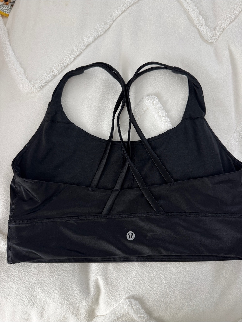 lululemon athletica Black Strappy Back Sports Bra